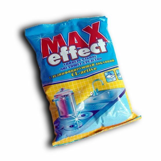 Max-effect чистящий порошок с дезинф.эфектом, 400гр П/Э